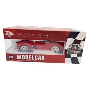 اسباب بازی ماشین فلزی دودزا و عقب کش مقیاس 1:24 مدل Mercedes benz 300SL_اسباب بازی ماشین