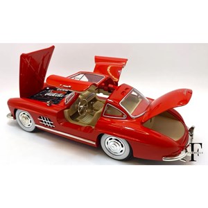 اسباب بازی ماشین فلزی دودزا و عقب کش مقیاس 1:24 مدل Mercedes benz 300SL_اسباب بازی ماشین