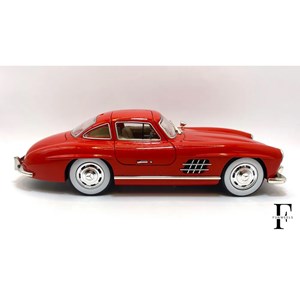 اسباب بازی ماشین فلزی دودزا و عقب کش مقیاس 1:24 مدل Mercedes benz 300SL_اسباب بازی ماشین