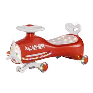 سه چرخه پلاسماکار چراغدار و موزیکال طرح هواپیما (لوپ کار)_اسباب بازی سه چرخه