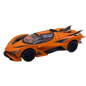اسباب بازی ماشین فلزی شارژی نارنجی مقیاس 1:24_اسباب بازی ماشین