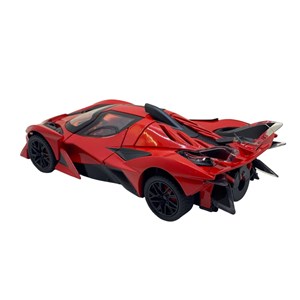 اسباب بازی ماشین فلزی شارژی قرمز مقیاس 1:24_اسباب بازی ماشین