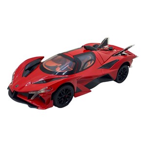 اسباب بازی ماشین فلزی شارژی قرمز مقیاس 1:24_اسباب بازی ماشین