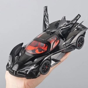 اسباب بازی ماشین فلزی شارژی مشکی مقیاس 1:24_اسباب بازی ماشین