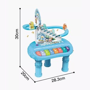 اسباب بازی پیانو پایه دار با پله و سرسره ی پنگوئن Ice Penguins Slide & Piano Toy_اسباب بازی موسیقی