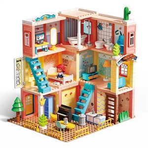 لگو فرندز خانه عروسکی فلو 243 قطعه مدل FEELO 1811_اسباب بازی لگو