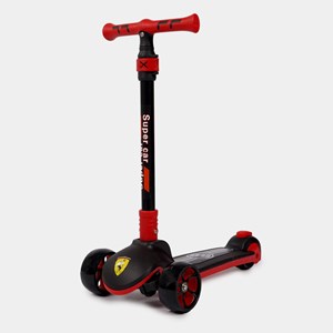 اسکوتر سه چرخ تاشو طرح ماشین رنگ مشکی_اسکوتر