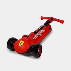 اسکوتر سه چرخ تاشو طرح ماشین رنگ مشکی_اسکوتر