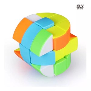 روبیک استوانه خودرنگ 3×3 برند کای وای QiYi مدل 731 EQY_بازی فکری