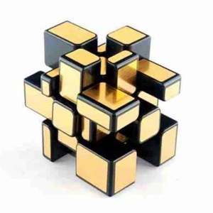 مکعب روبیک حجمی آینه ای طلایی برند مویو میلانگ MOYU مدل 8816 MF_بازی فکری