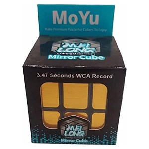 مکعب روبیک حجمی آینه ای طلایی برند مویو میلانگ MOYU مدل 8816 MF_بازی فکری