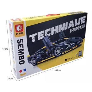 لگو تکنیک ماشین لامبورگینی کنترل دار 1254 قطعه مدل Sembo Block 701954_اسباب بازی لگو