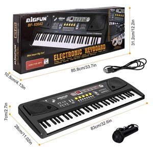 اسباب بازی آموزشی ارگ بیگفان 61 کلید مدل BIGFUN 830A2_اسباب بازی موسیقی