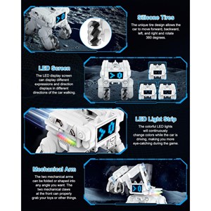 ربات اسباب بازی کنترلی با چرخ های کپسولی_اسباب بازی ربات