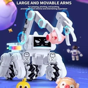 ربات اسباب بازی کنترلی با چرخ های کپسولی_اسباب بازی ربات