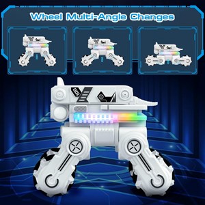 ربات اسباب بازی کنترلی با چرخ های کپسولی_اسباب بازی ربات