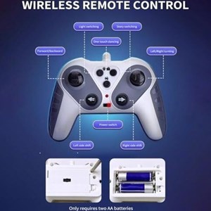 ربات اسباب بازی کنترلی با چرخ های کپسولی_اسباب بازی ربات