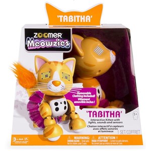 عروسک رباتیک زومر میومیو رنگ نارنجی مدل Zoomer Meowzies Asst_عروسک رباتیک