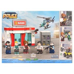 لگو سیتی ایستگاه پلیس شهر 431 قطعه مدل 78006 DECOOL Police Station City_اسباب بازی لگو