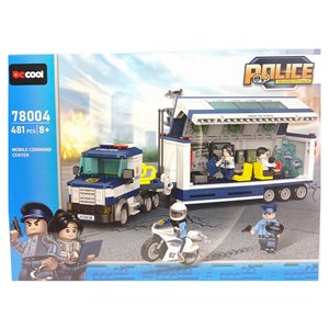 لگو سیتی کامیون فرماندهی سیار پلیس 481 قطعه مدل 78004 DECOOL Police Station City_اسباب بازی لگو