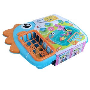 اسباب بازی سینک ظرفشویی مدل دایناسور همراه با وسایل_اسباب بازی لوازم خانگی