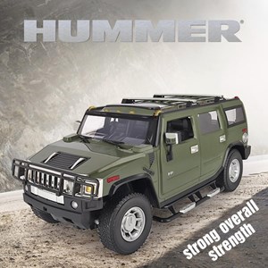 ماشین کنترلی شارژی جیپ سبز مقیاس 1:14 مدل RC Cars Hummer H2_اسباب بازی ماشین کنترلی