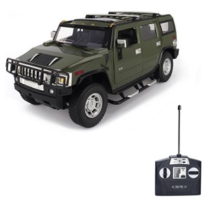 ماشین کنترلی شارژی جیپ سبز مقیاس 1:14 مدل RC Cars Hummer H2_اسباب بازی ماشین کنترلی