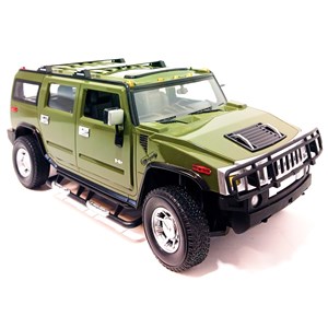 ماشین کنترلی شارژی جیپ سبز مقیاس 1:14 مدل RC Cars Hummer H2_اسباب بازی ماشین کنترلی