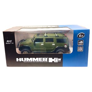 ماشین کنترلی شارژی جیپ سبز مقیاس 1:14 مدل RC Cars Hummer H2_اسباب بازی ماشین کنترلی