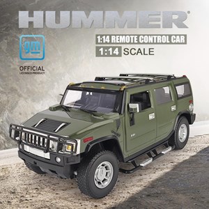 ماشین کنترلی شارژی جیپ سبز مقیاس 1:14 مدل RC Cars Hummer H2_اسباب بازی ماشین کنترلی