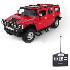 ماشین کنترلی شارژی جیپ قرمز مقیاس 1:14 مدل RC Cars Hummer H2_اسباب بازی ماشین کنترلی