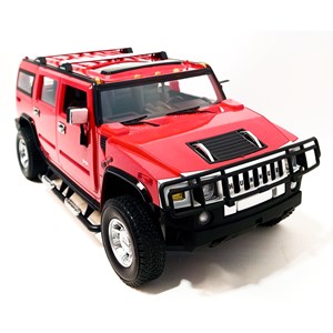 ماشین کنترلی شارژی جیپ قرمز مقیاس 1:14 مدل RC Cars Hummer H2_اسباب بازی ماشین کنترلی