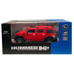 ماشین کنترلی شارژی جیپ قرمز مقیاس 1:14 مدل RC Cars Hummer H2_اسباب بازی ماشین کنترلی