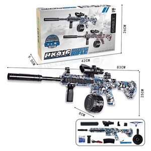 تفنگ اسباب بازی شارژی تیر ژله ای دوربین دار مدل HK416_اسباب بازی تفنگ