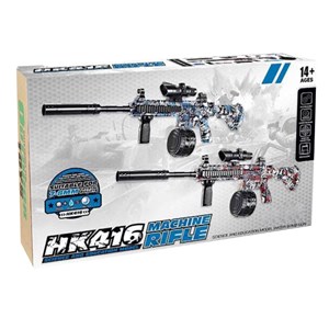 تفنگ اسباب بازی شارژی تیر ژله ای دوربین دار مدل HK416_اسباب بازی تفنگ