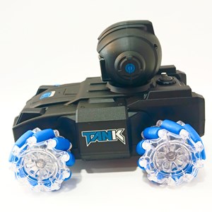 تانک کنترلی شارژی چرخ کپسول تیر ژله ای دودزا_اسباب بازی ماشین کنترلی