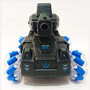 تانک کنترلی شارژی چرخ کپسول تیر ژله ای دودزا_اسباب بازی ماشین کنترلی