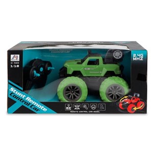 ماشین کنترلی شارژی آفرود سبز مقیاس 1:18_اسباب بازی ماشین کنترلی