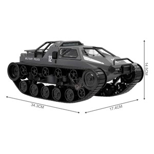 تانک کنترلی فلزی پلیس مقیاس 1:12_اسباب بازی ماشین کنترلی