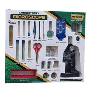 میکروسکوپ مدیک همراه با پایه موبایل مدل Medic Microscope MH-1200L_اسباب بازی علمی