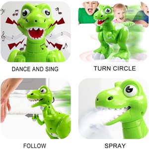 ربات اسباب بازی دایناسور کنترلی دودزا Dinosaure_اسباب بازی ربات