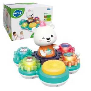 اسباب بازی درام خرس هولی تویز مدل Hola Toys E8993_اسباب بازی موسیقی