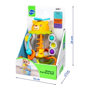 اسباب‌ بازی جغجغه آویزی هولی تویز طرح خرس مدل Hola Toys HE7916_اسباب بازی نوزادی
