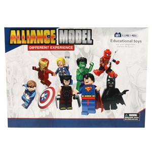 اکشن فیگور لگو 12 عددی انتقام جویان و لیگ عدالت_اسباب بازی اکشن فیگور