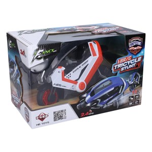 اسباب بازی موتور سیکلت 3 چرخ کنترلی شارژی نارنجی مقیاس 1:8 TRICYCLE STUNT_اسباب بازی ماشین کنترلی