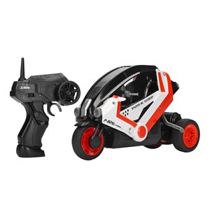 اسباب بازی موتور سیکلت 3 چرخ کنترلی شارژی نارنجی مقیاس 1:8 TRICYCLE STUNT_اسباب بازی ماشین کنترلی