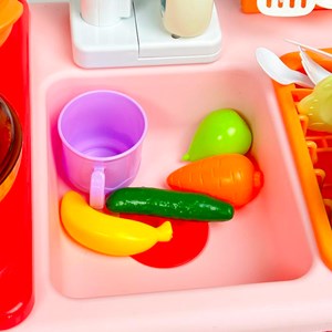 اسباب بازی سینک ظرفشویی به همراه اجاق گاز HOME KITCHEN_اسباب بازی لوازم خانگی