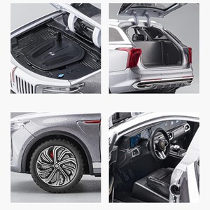 اسباب بازی ماشین فلزی هونگ چی مقیاس 1:24 مدل HONGQI E-HS9_اسباب بازی ماشین