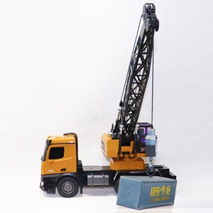 اسباب بازی جرثقیل کنترلی بزرگ مقیاس 1:14 مدل REMOTE CONTROL LIFTING CRANE NAN HONG 9913_اسباب بازی ماشین کنترلی