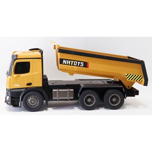 اسباب بازی کامیون کمپرسی کنترلی بزرگ مقیاس 1:14 مدل REMOTE CONTROL DUMPING TRUCK NAN HONG 9912_اسباب بازی ماشین کنترلی